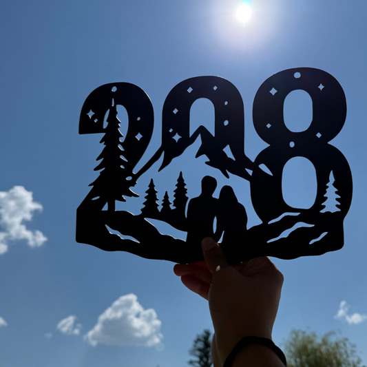 208 Idaho Metal Wall Art – Stargazing Couple| Stargazer Series